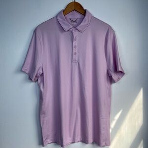 J.CREW Size L Men’s Performance polo shirt with COOLMAX  In Frosty Lavender